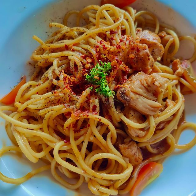 Spaghetti Pedas by @dietnyabesuk
